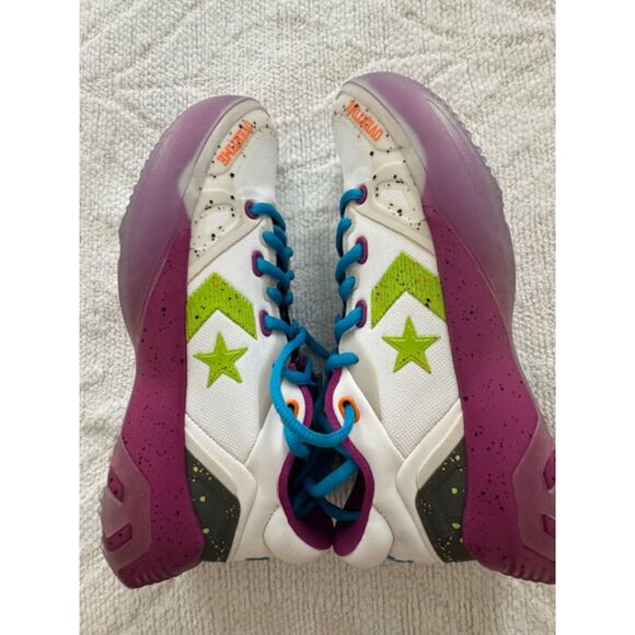 NWOB Converse G4 Basketball Ox Low Top Graffiti Size 4, 168918c - Picture 7 of 10